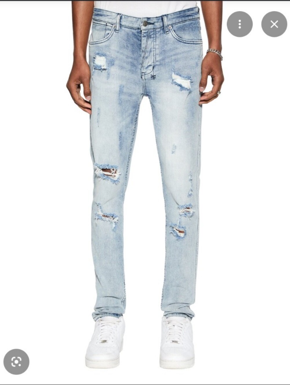 Ksubi Van Winkle Trashed Dreams Skinny Jeans 30x32.5"